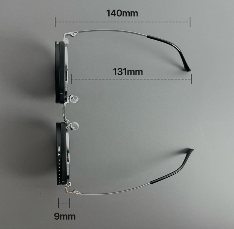 Lunettes solaires à teinte réglable